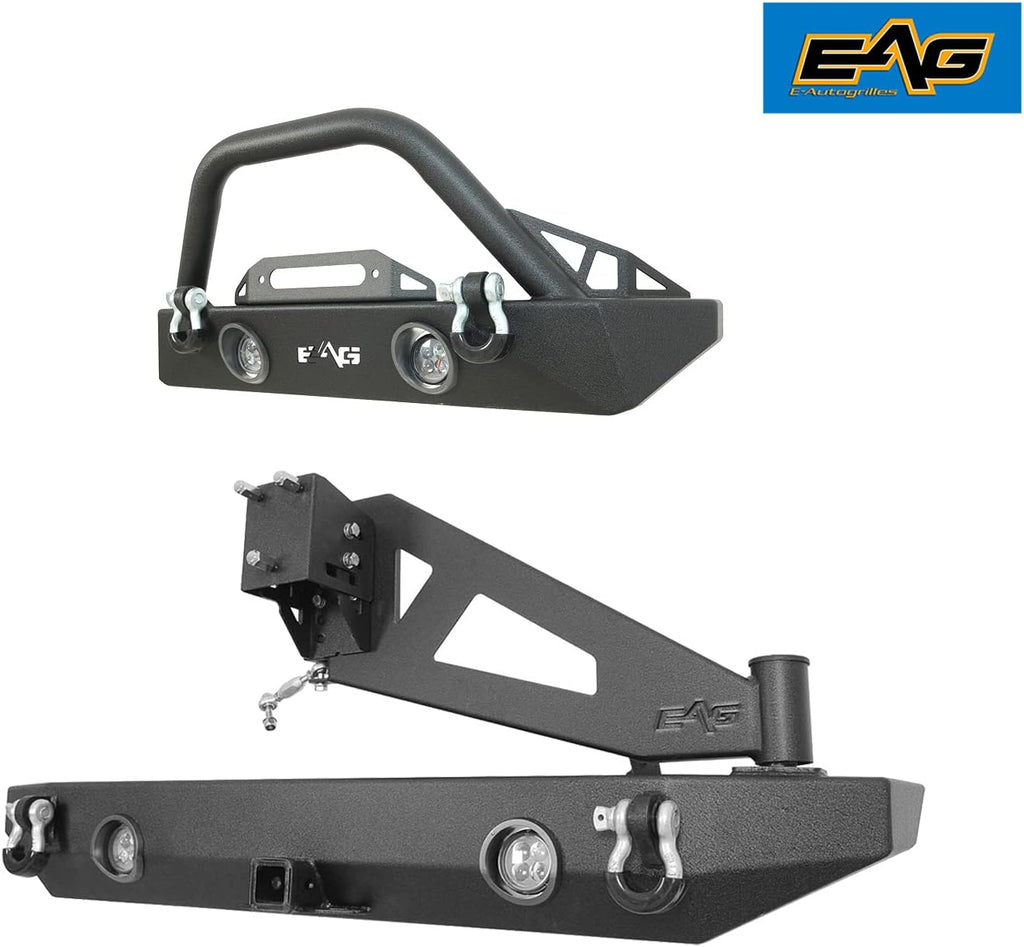 Front and Rear Bumper with Tire Carrier Combo V327