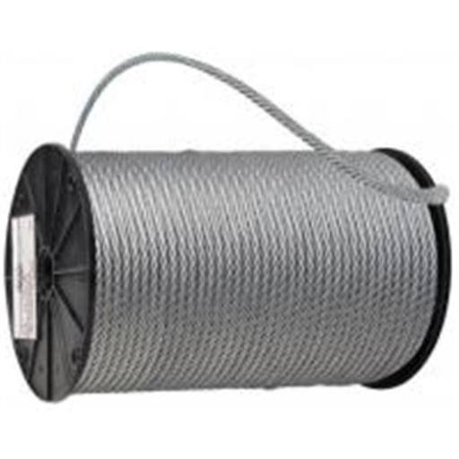 Galvanized Aircraft Cable 0.18 in. x 250 ft. J4018