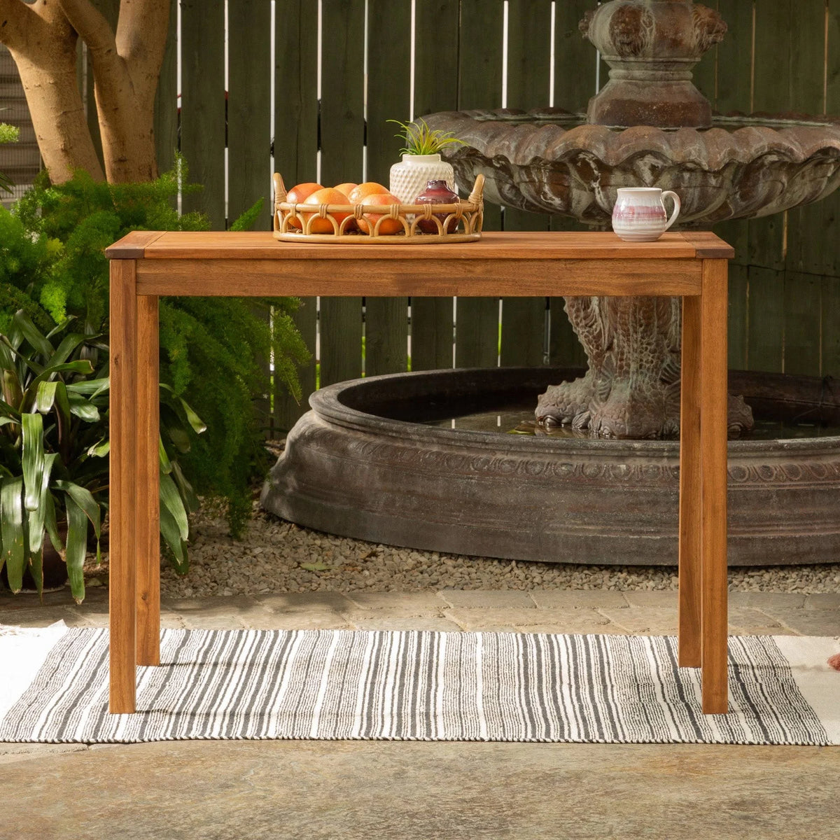 Acacia Wood Counter Height Table K680