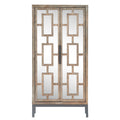 Gray Tall Storage Cabinet C619