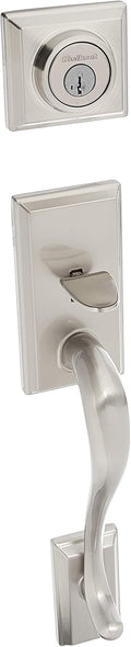 Satin Nickel Single Cylinder Exterior Handle Set U622380