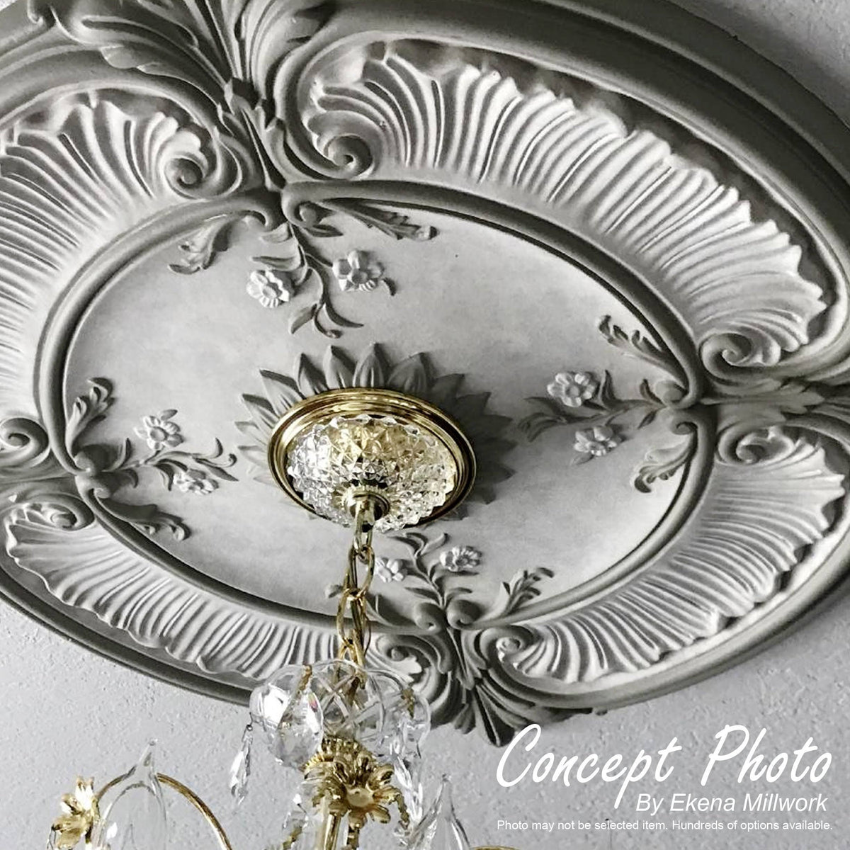 Hand-Painted Ceiling Medallion L386266