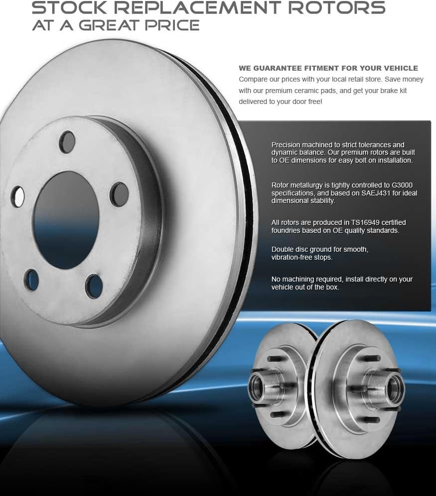 Brake Rotors + Pads + Clips N257