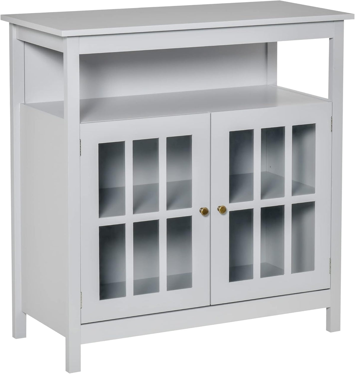 Cherry Kitchen Sideboard with Glass Door R425