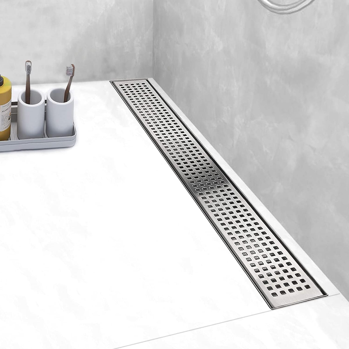 28 inch Brushed 304 Stainless Steel Linear Shower Drain Pack of 2 U995000