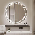 32 x 32 LED Backlit Anti-Fog Wall Mounted Bathroom Vanity Mirror T6230