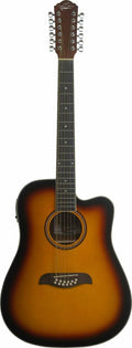 Tobacco Sunburst 12-String Dreadnought Guitar B343