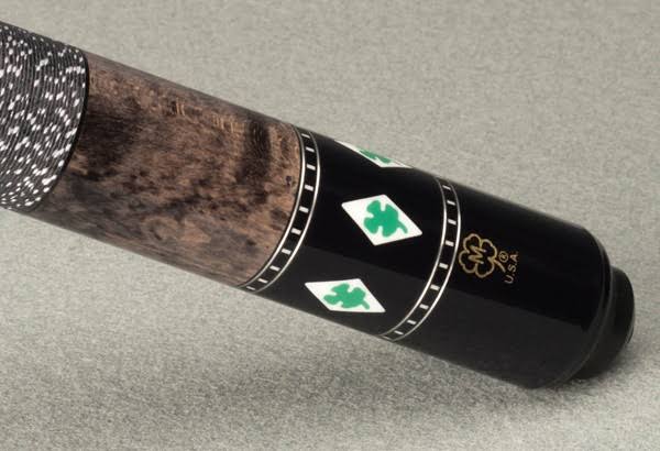 Black 13mm Pool Cue with Hard Case M497