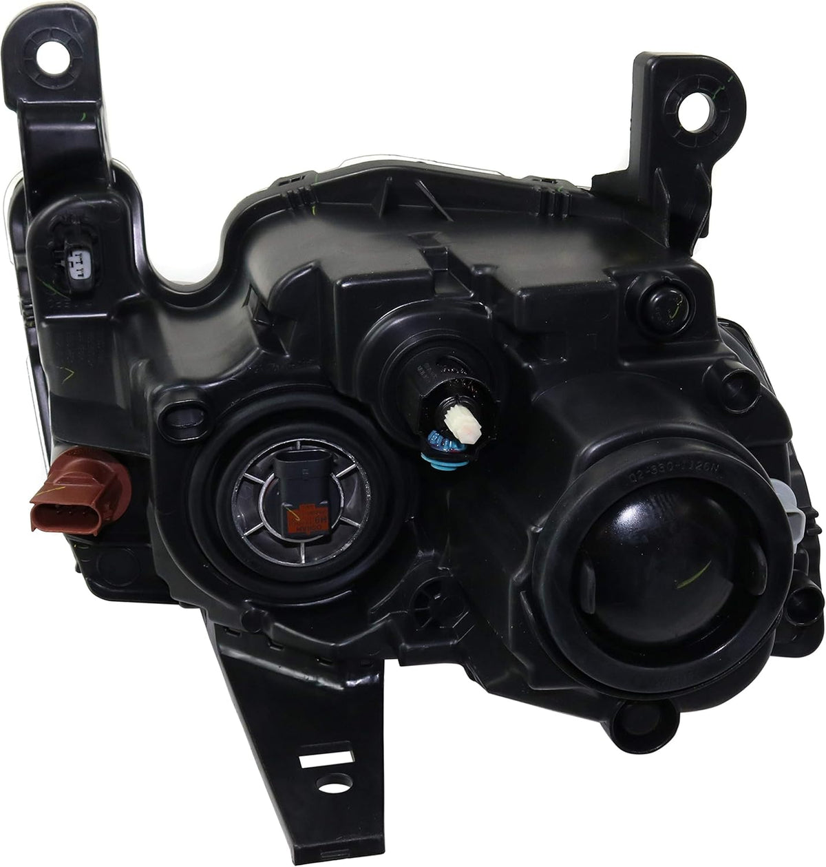 Black Halogen Headlight Assembly Driver Side N3627