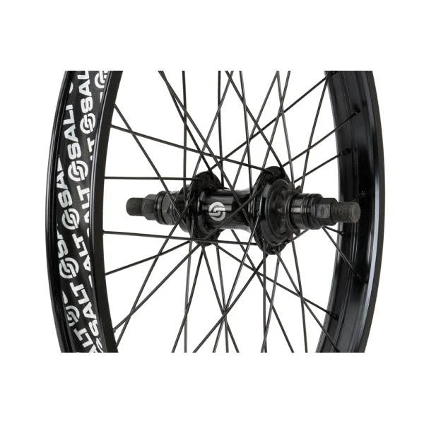 Black 18x22 Rear Cassette Wheel 14mm Axle 9T Driver H9246