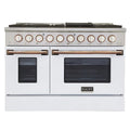White 48 Dual Fuel Range Q153276