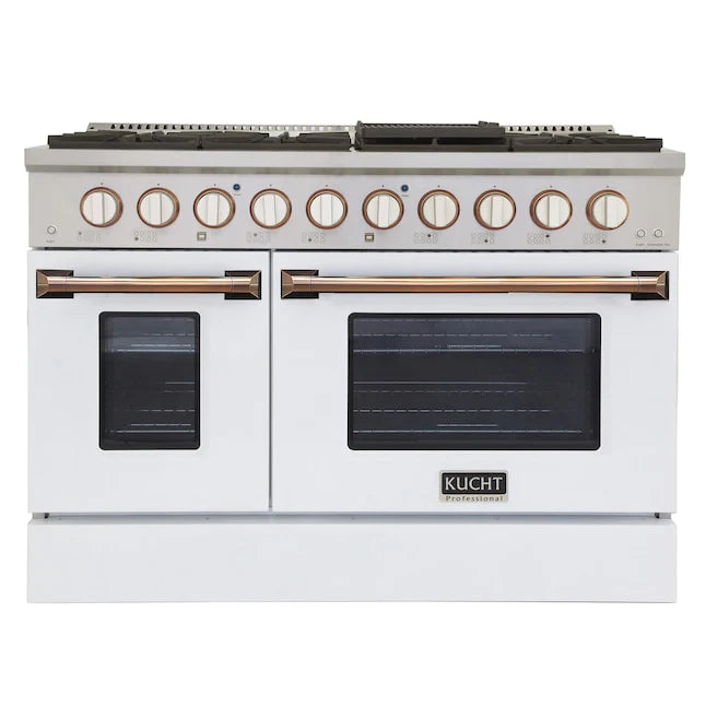 White 48 Dual Fuel Range Q153276