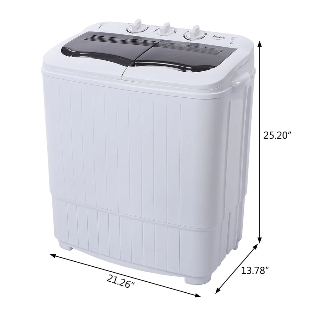 Portable Compact Twin Tub Washing Machine 14.3 lbs A84163