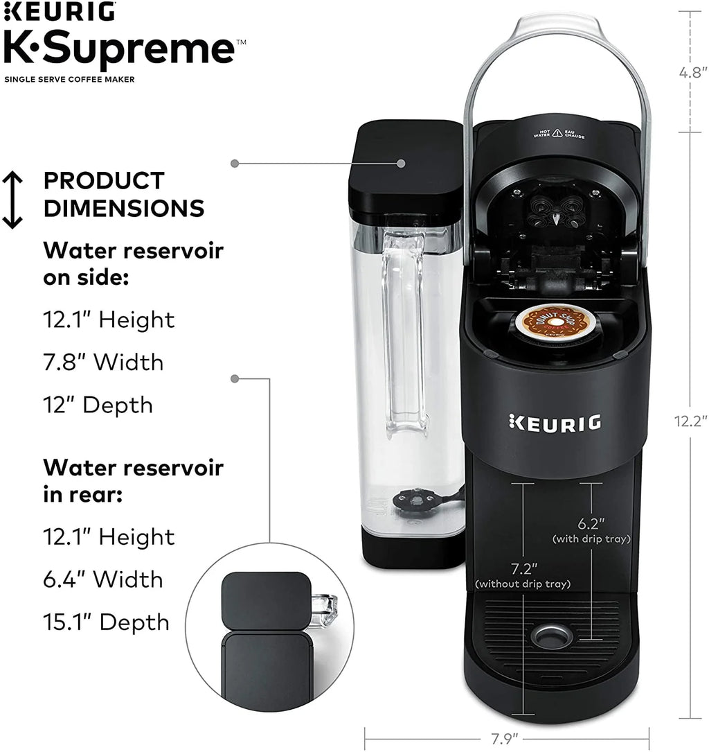 Black Single Serve K-Cup Pod Coffee Maker T11832