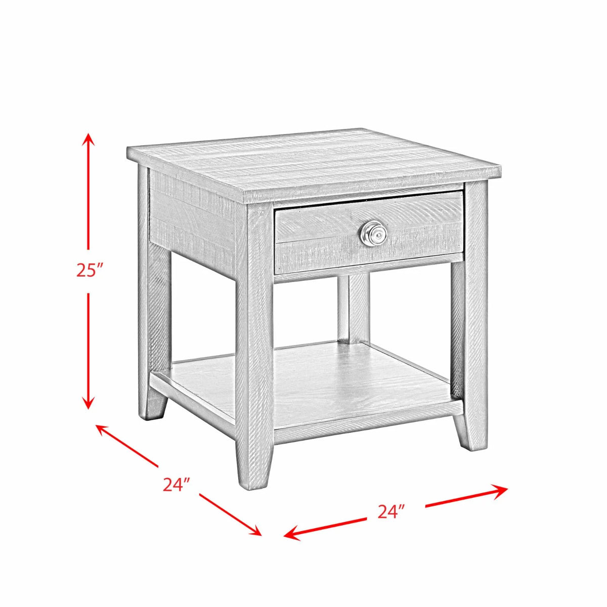 1 Drawer End Table D588