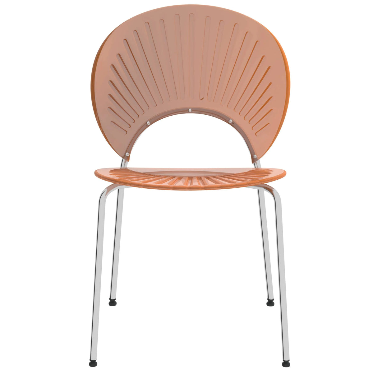 Amber Plastic Dining Chair Set of 4 S952227