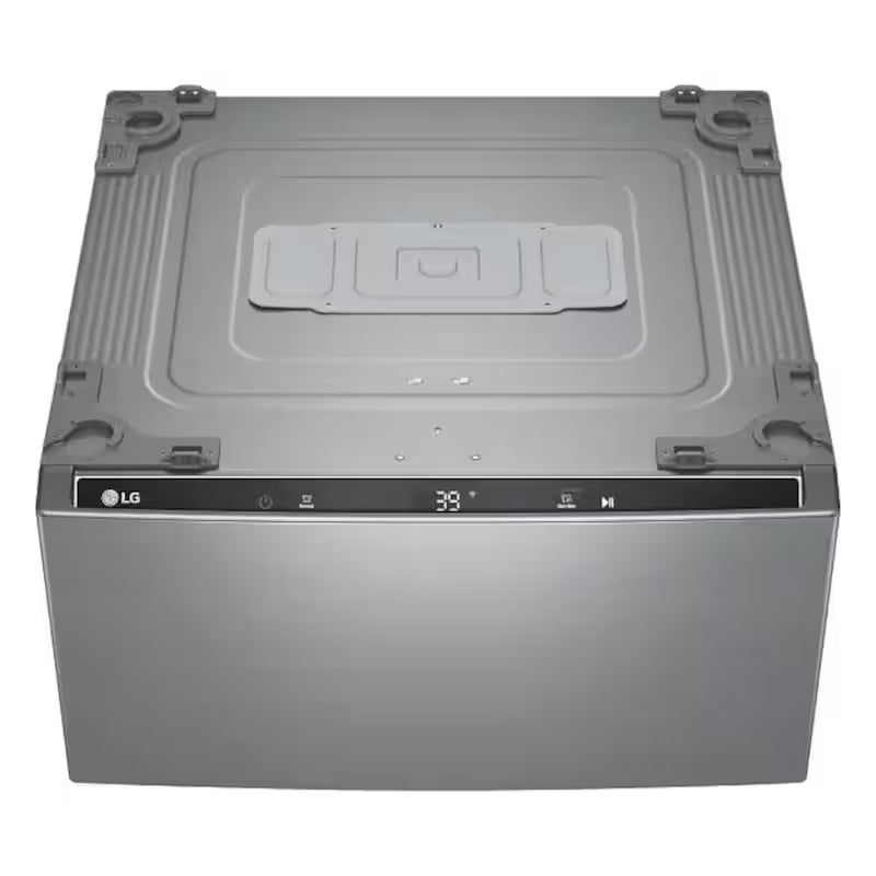 27 in. 1 cu. ft. Laundry Pedestal Washer with Slim DD Motor in Graphite N692