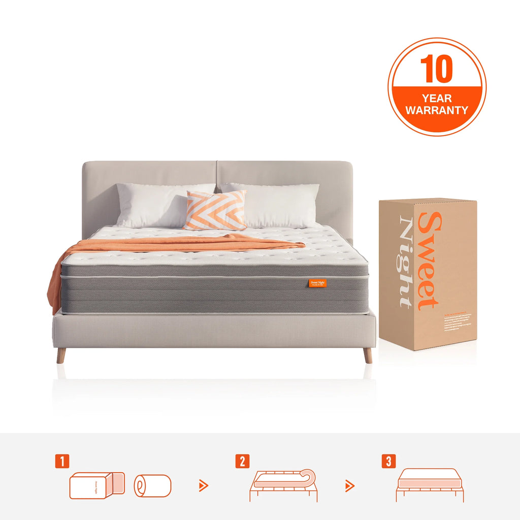 12 inch Gel Memory Foam Hybrid Queen Mattress T13029
