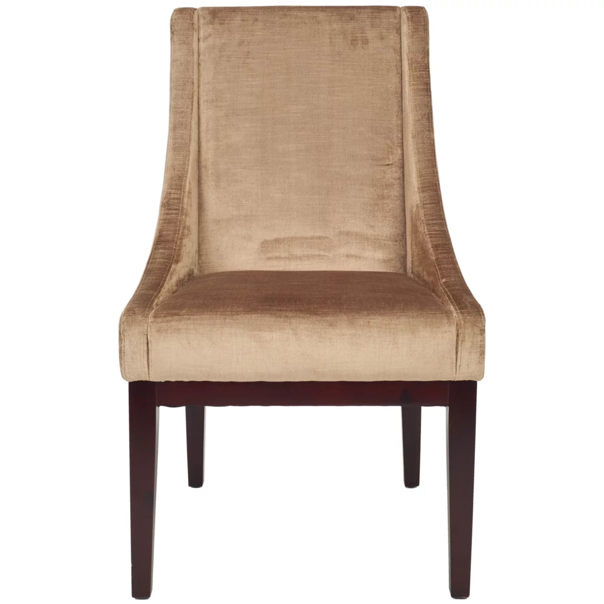 Velvet Sloping Arm Chair J91374