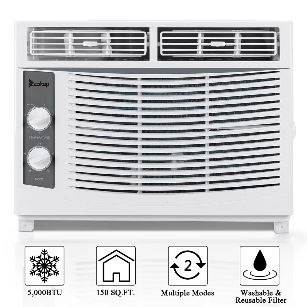 5000 BTU 115V White Window-Mounted Air Conditioner M508
