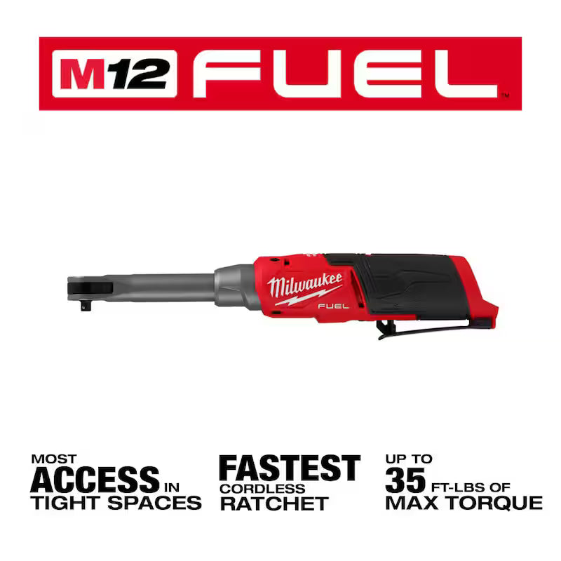 12V 3/8 in. Brushless Cordless Extended Reach Ratchet O7201
