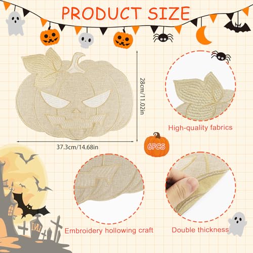 Round Placemats Set of 6 X16531