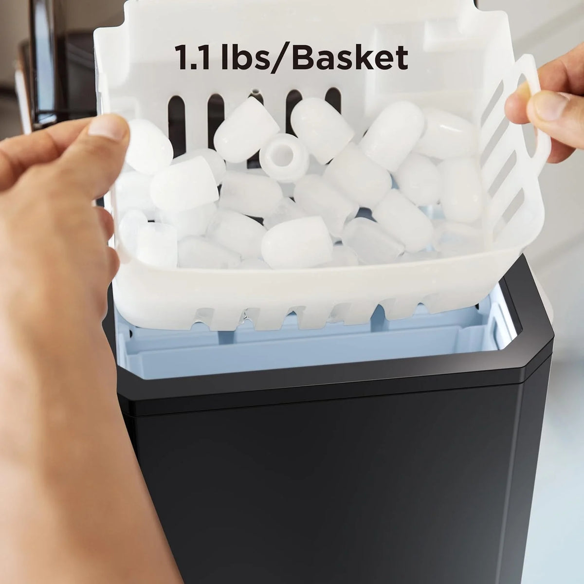 Portable Countertop Ice Maker 26lbs/24hrs Black Q839092