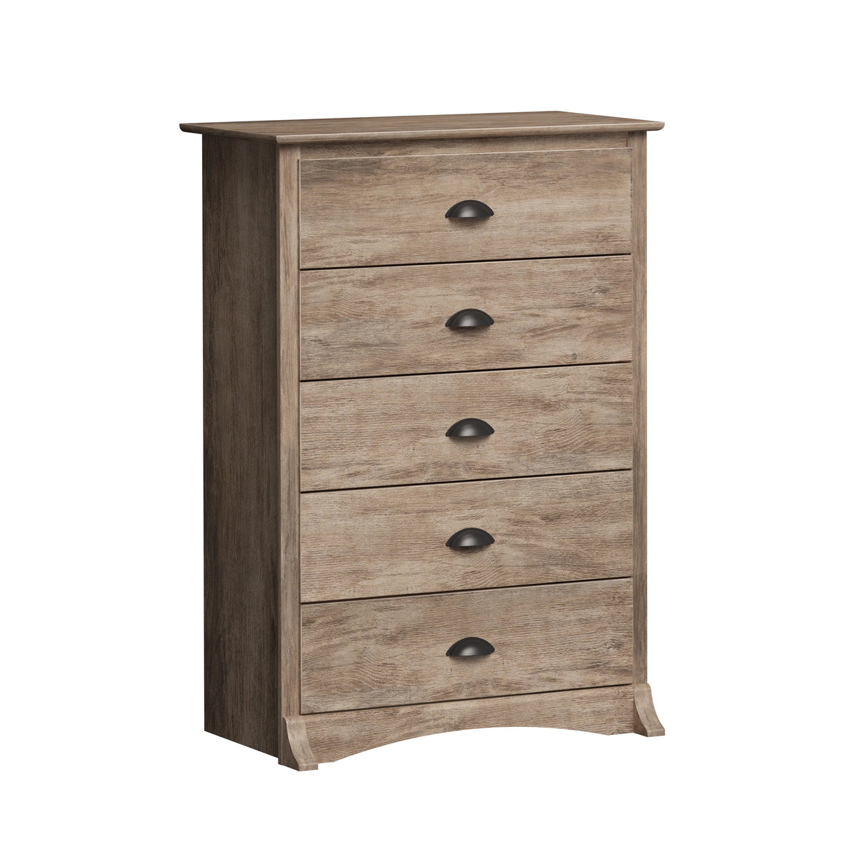 5 Drawer Drifted Gray Chest Dresser X401