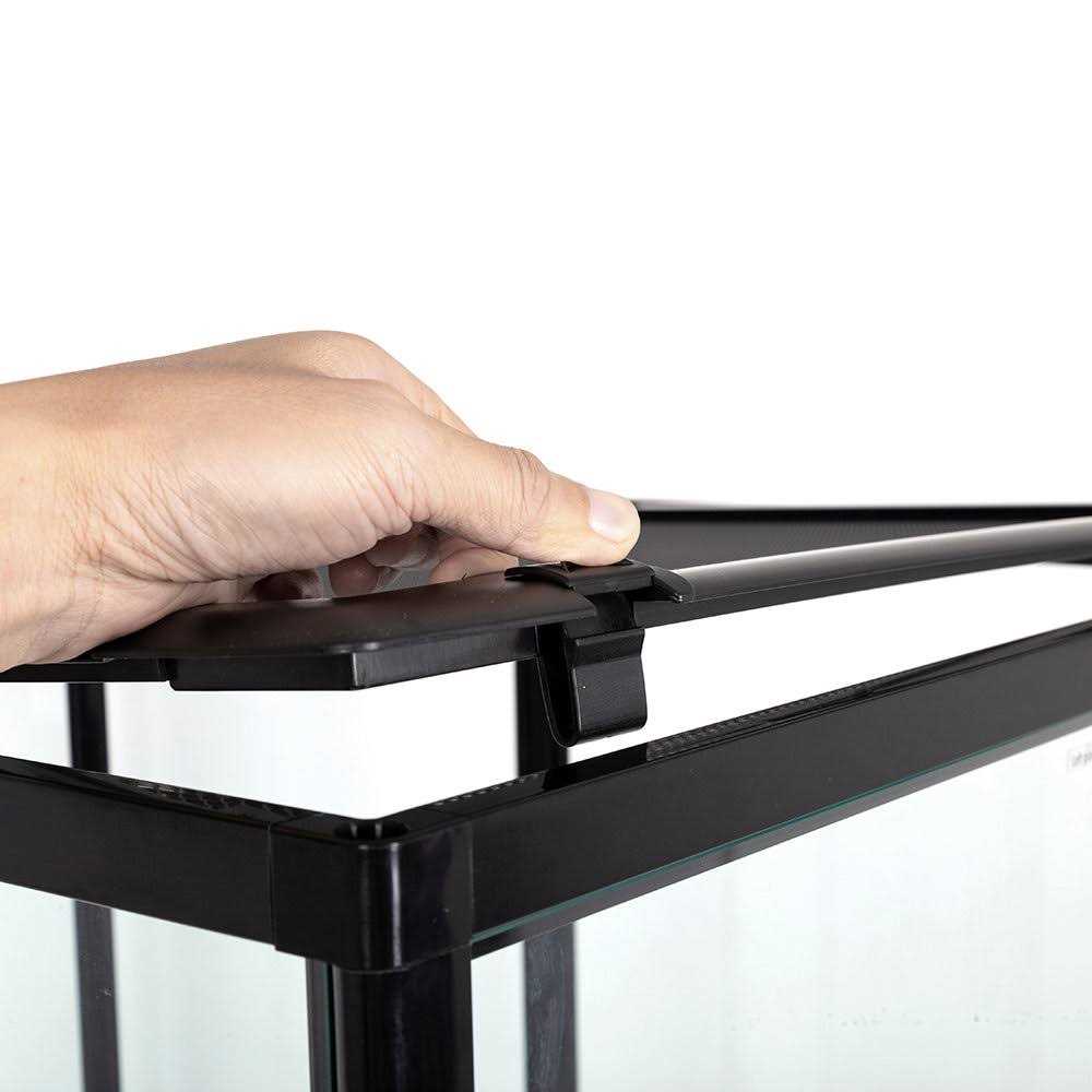 Knock Down Glass Terrarium with Double Hinge Door 18 x 18 x 36 F276