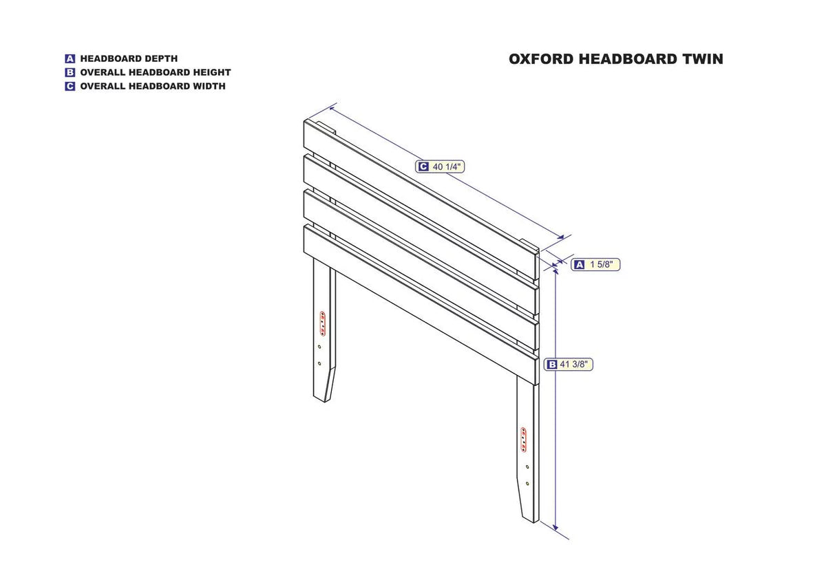 Espresso Twin Wood Panel Headboard with 2 USB Ports Y598