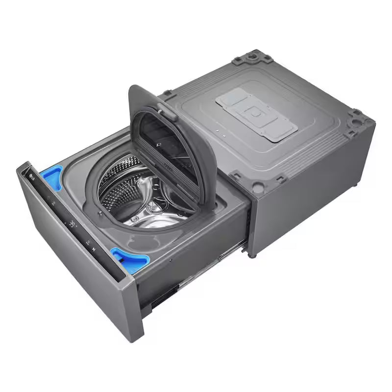 27 in. 1 cu. ft. Laundry Pedestal Washer with Slim DD Motor in Graphite N692