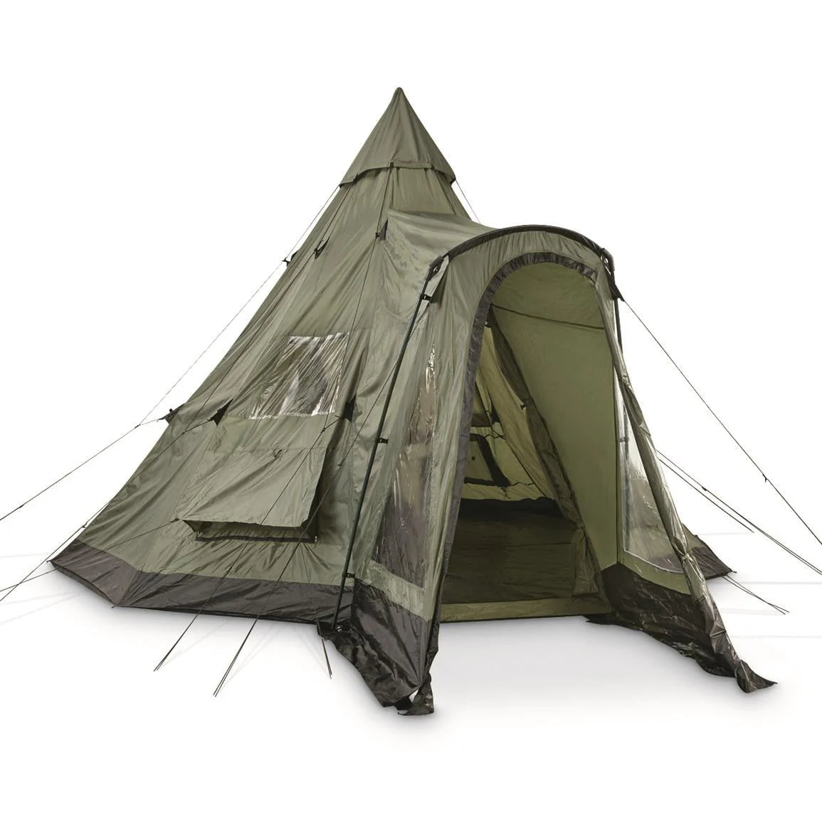 18' x 18' 8-Person Waterproof 4-Season Teepee Tent E821175