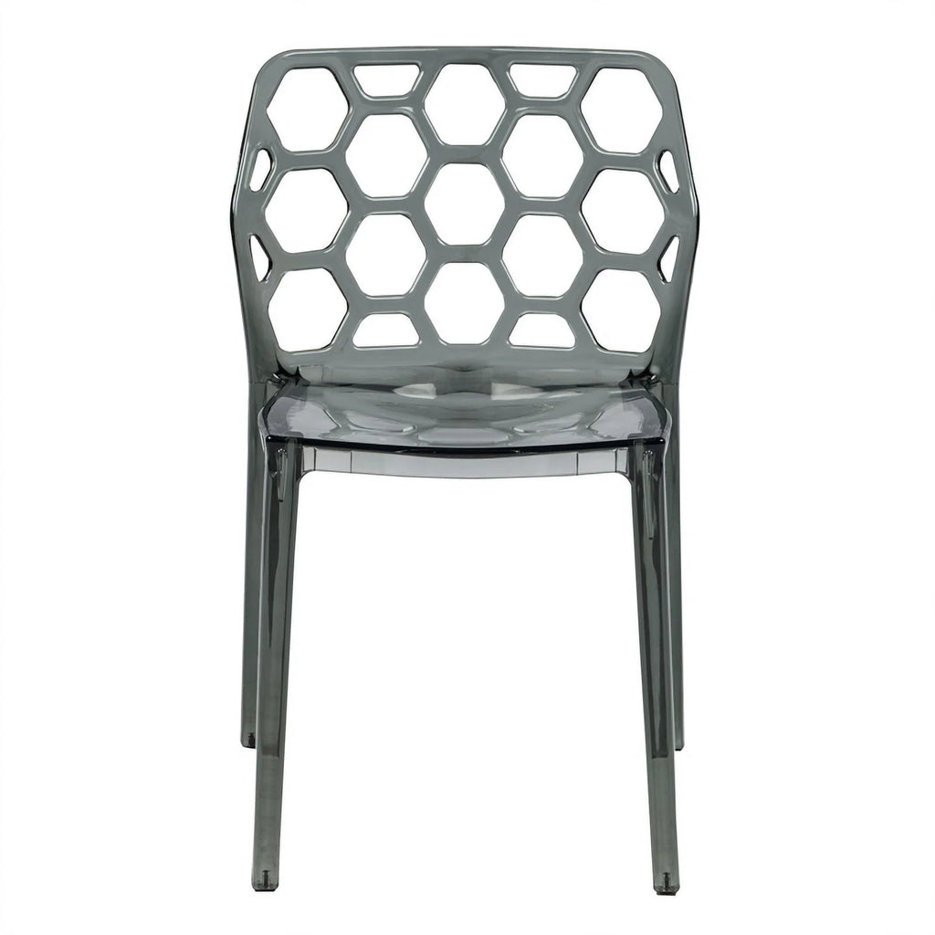 Black Plastic Dining Side Chair S4727