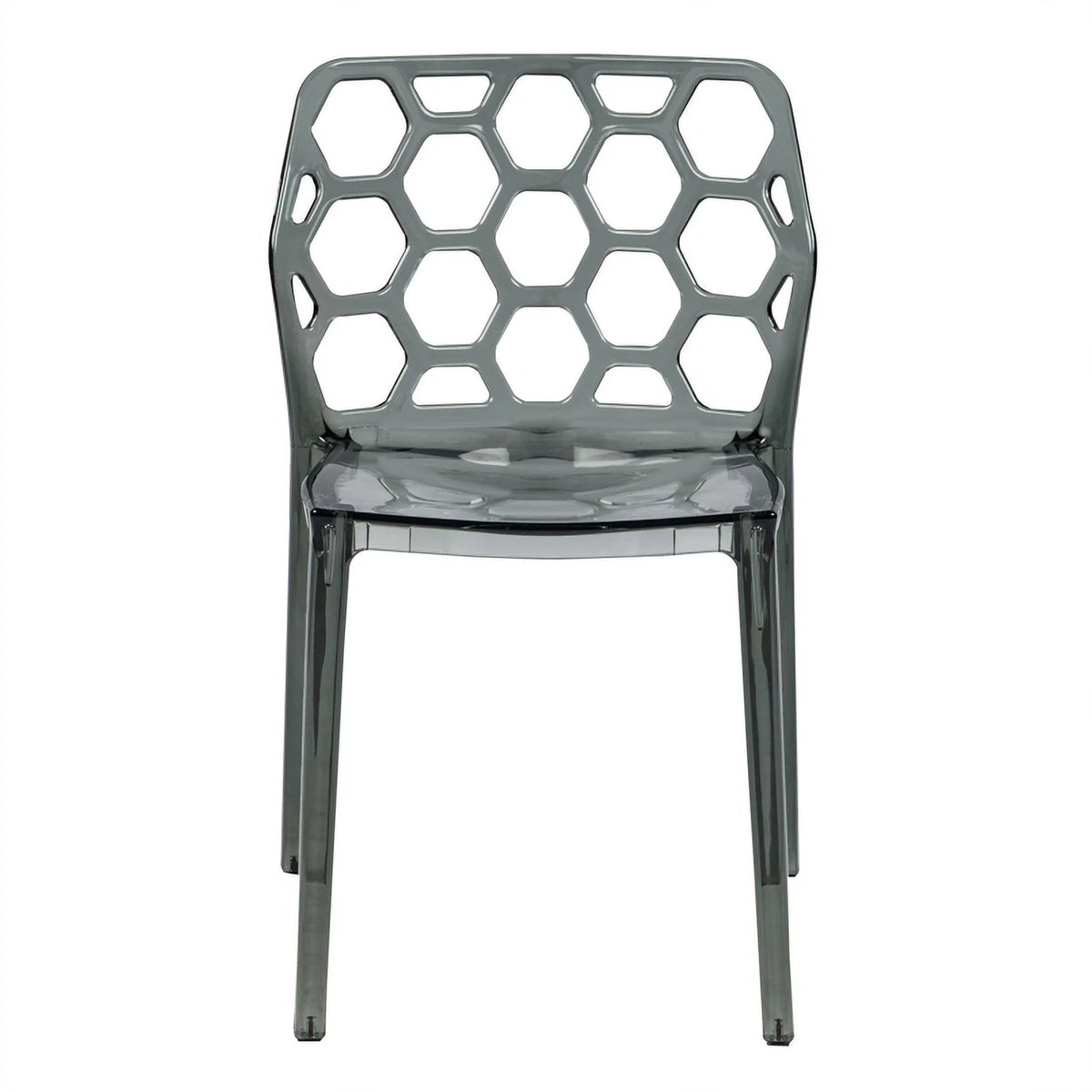 Black Plastic Dining Side Chair S4727