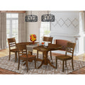 Oval Dining Room Table Set with Butterfly Leaf and Dining Chairs K141