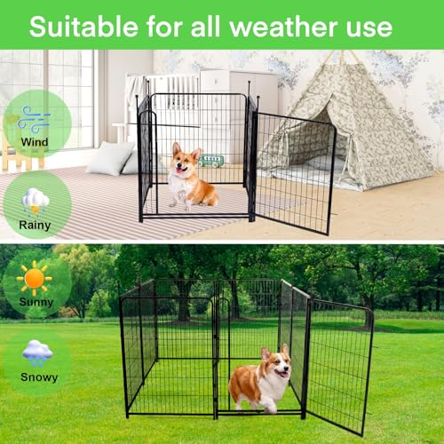 48 inch High 8 Panels Garden Fence Q763252