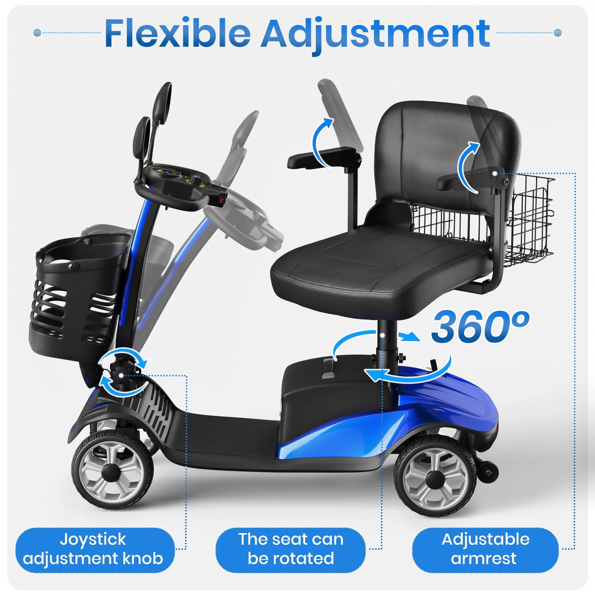 4 Wheel Foldable Mobility Scooter W875599