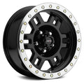 18x9 8x165.1 Gloss Black Machined Lip Wheel D69328