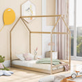 Twin Size Wood House Bed T6346