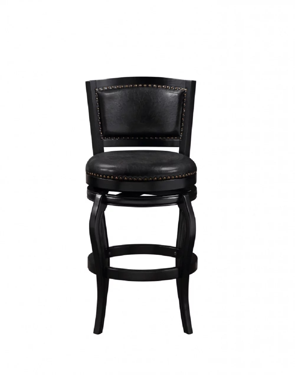 29" High Back Swivel Bar Stool - Black T8988