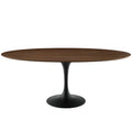 Oval Wood Aluminum Dining Table J767053
