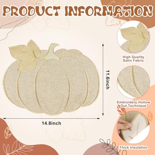 Round Placemats Set of 6 X16531