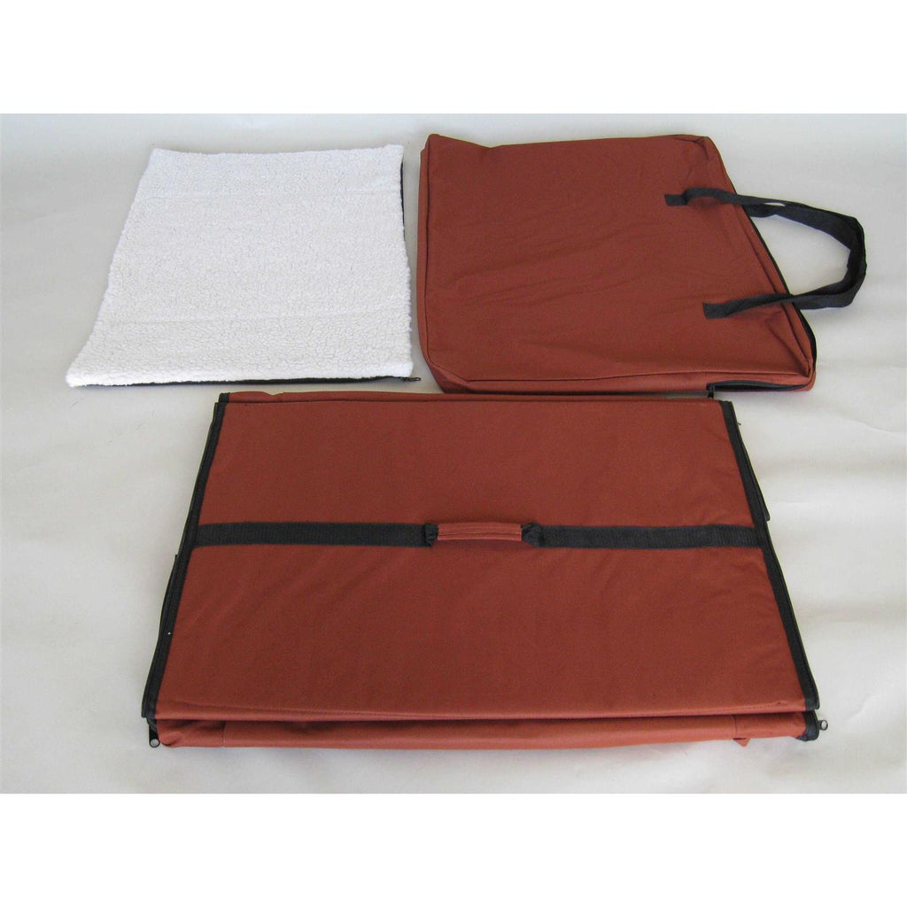 Brown 18 in. Soft Dog Crate T626