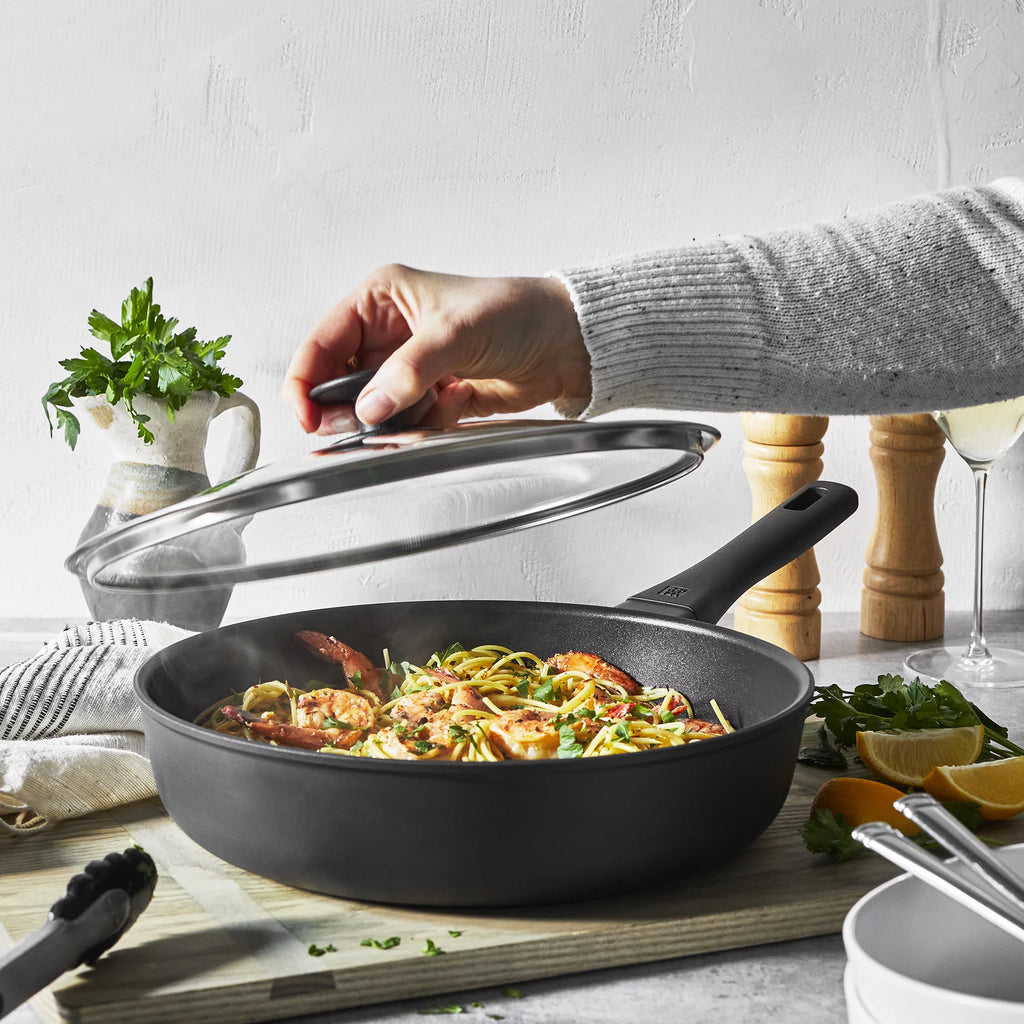 4-qt Aluminum Nonstick Saute Pan with Lid K233