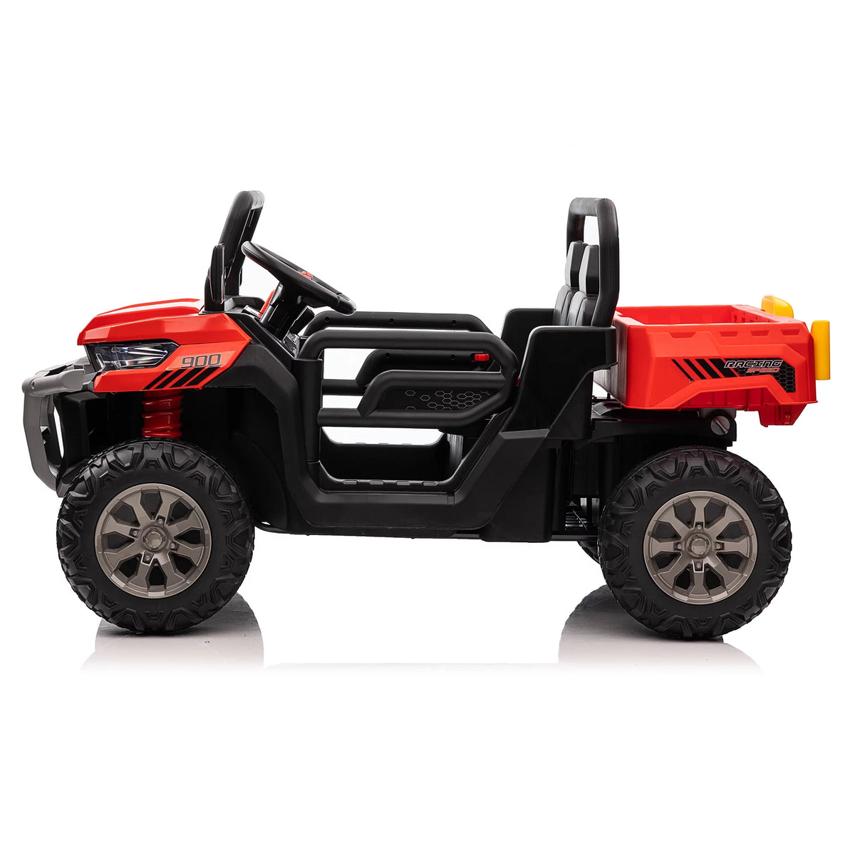 24V 2 Seater Kids Ride On Dump Truck with Remote, Green Q457