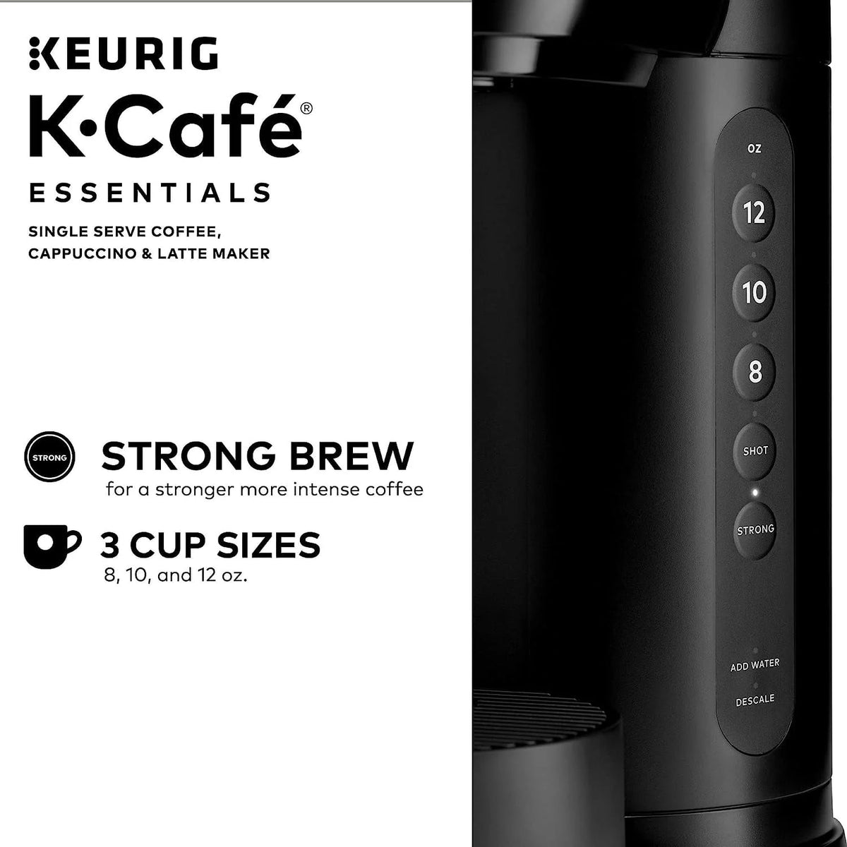 Black Single Serve Coffee, Latte and Cappuccino Maker J753305