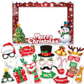 Christmas Photo Booth Props Party Decorations with Photo Frame Y48020