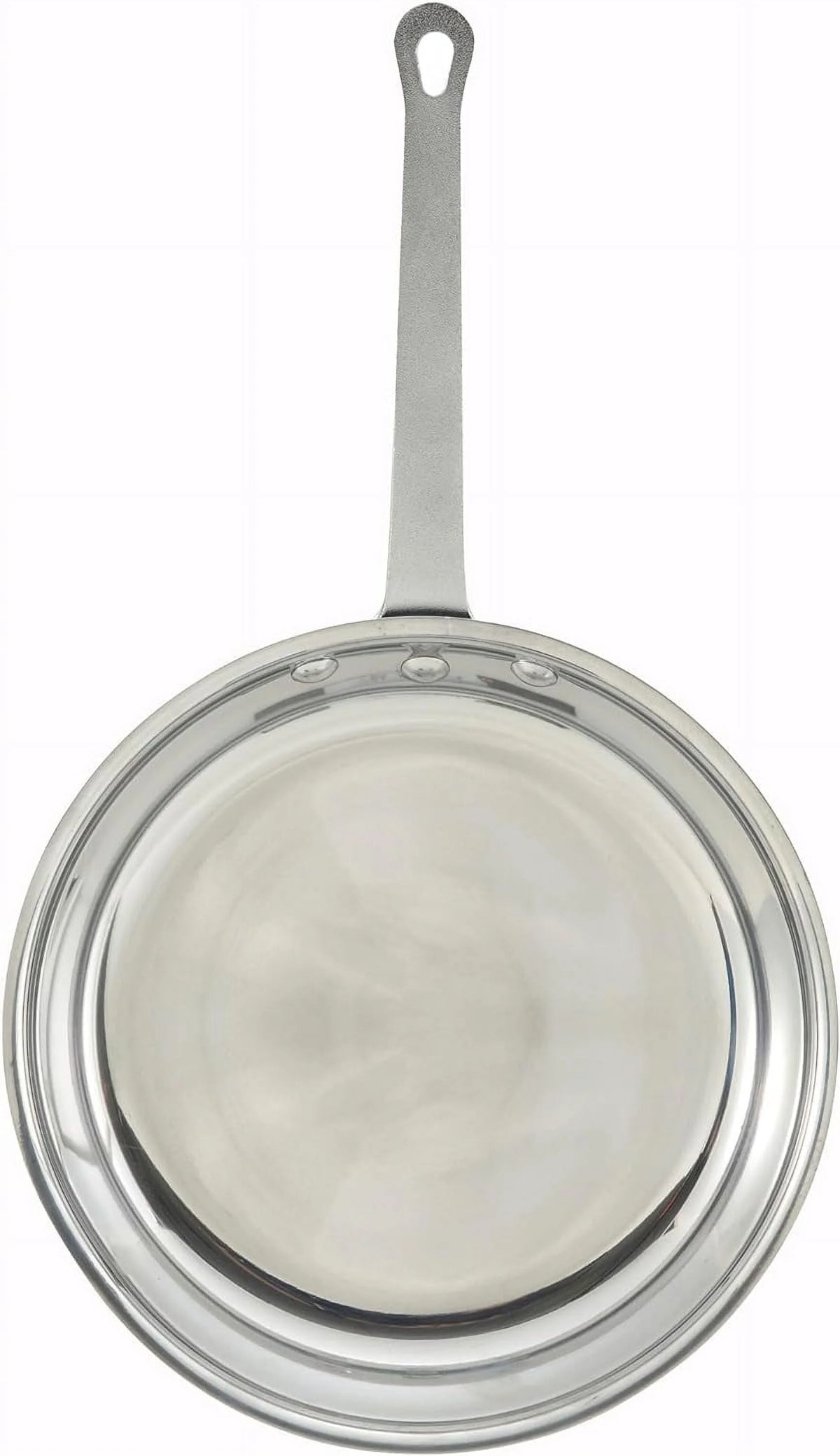 14 Inch Aluminum Fry Pan Mirror Finish T58344