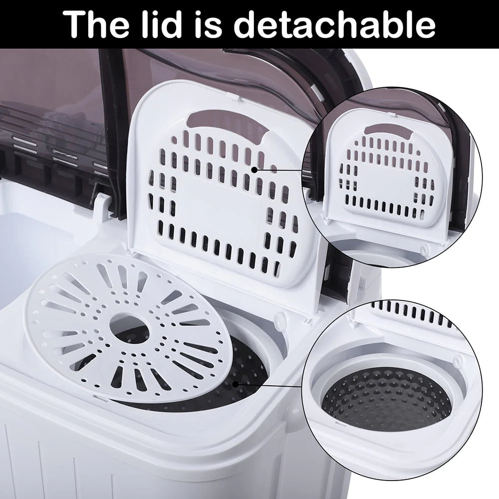 Portable Compact Twin Tub Washing Machine 14.3 lbs A84163