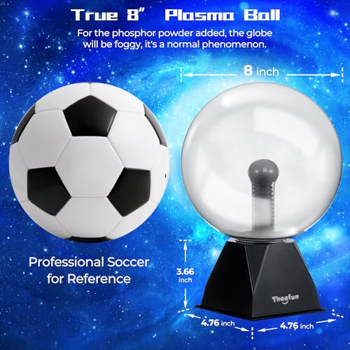 8 Inch Plasma Globe Touch & Sound Sensitive Lamp M633272